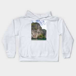 Beautiful Cliff, Ocean, Beach Kids Hoodie